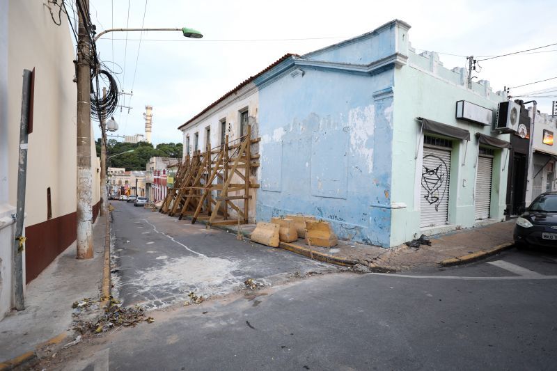 Prefeitura termina obra de contenção temporária das paredes de casarão e libera trânsito na rua Campo Grande 2021 02 14 13:27:50